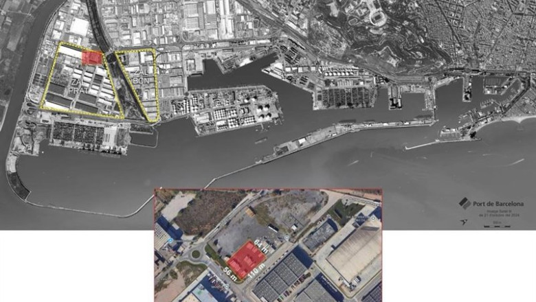 ep imagen de la ubicacion de la futura estacion de hidrogeno en el puerto de barcelona