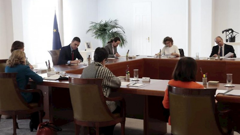 ep imagen del consejo de ministros extraordinario de 14 de marzo de 2020