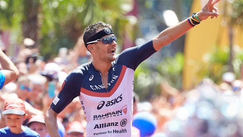 ep jan frodeno saluda tras coronarse campeon de europa de ironman ep jan frodeno saluda tras coronarse campeon de europa de ironman