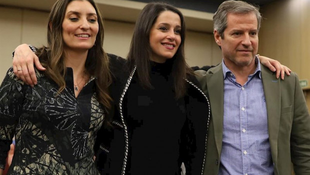 ep la diputada de ciudadanos sara gimenez la portavoz de ciudadanos en el congreso ines arrimadas y