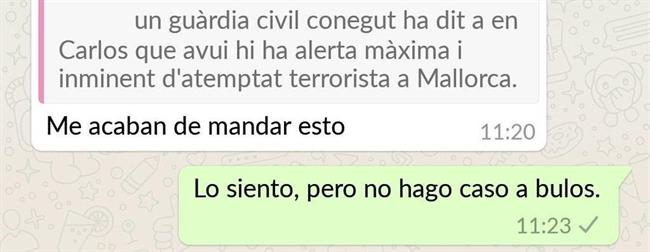 La Guardia Civil desmiente un bulo sobre una alerta de atentado en Mallorca | GUARDIA CIVIL ep la guardia civil desmientebulouna alertaatentadomallorca