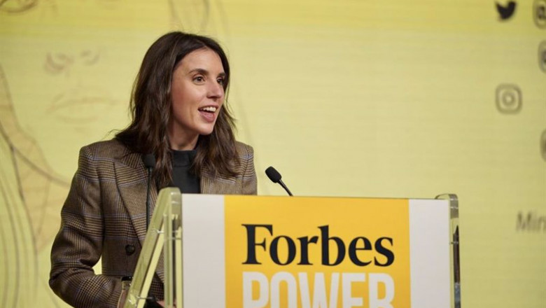ep la ministra de igualdad irene montero en el forbes summit women 2021 celebrado este 21 de enero ep la ministra de igualdad irene montero en el forbes summit women 2021 celebrado este 21 de enero