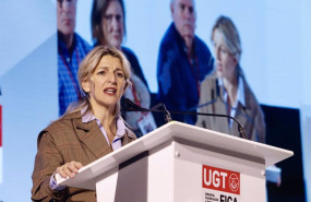 ep la ministra de trabajo y economia social yolanda diaz ha defendido que espana debe ganar peso en