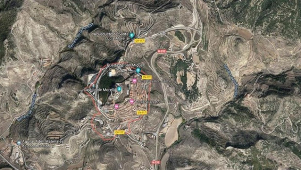 ep la n-232 a su paso por morella