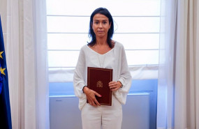 ep la presidenta de adif isabel pardo de vera durante la firma del convenio para la integracion