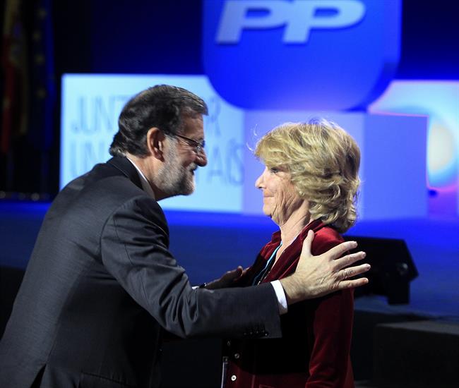 Mariano Rajoy y Esperanza Aguirre | EUROPA PRESS ep mariano rajoyesperanza aguirre