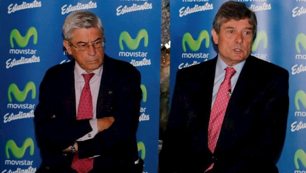 ep miguel angel bufala izda y fenando galindo dcha durante un acto del movistar estudiantes