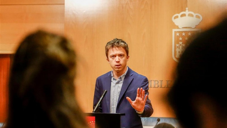 El portavoz de Más Madrid en la Asamblea de Madrid, íñigo Errejón, ha acusado este jueves a Ciudadanos de "aceptar los chantajes de la extrema derecha" (Vox) y permita que el PP de la "corrupción" esté en el poder. | Ricardo Rubio - Europa Press ep portavozmas madridla asambleamadrid inigo errejon ha acusadojuevesciudadanos de aceptarchantajesla extrema derecha vox y permitappla corrupcion este enpoder