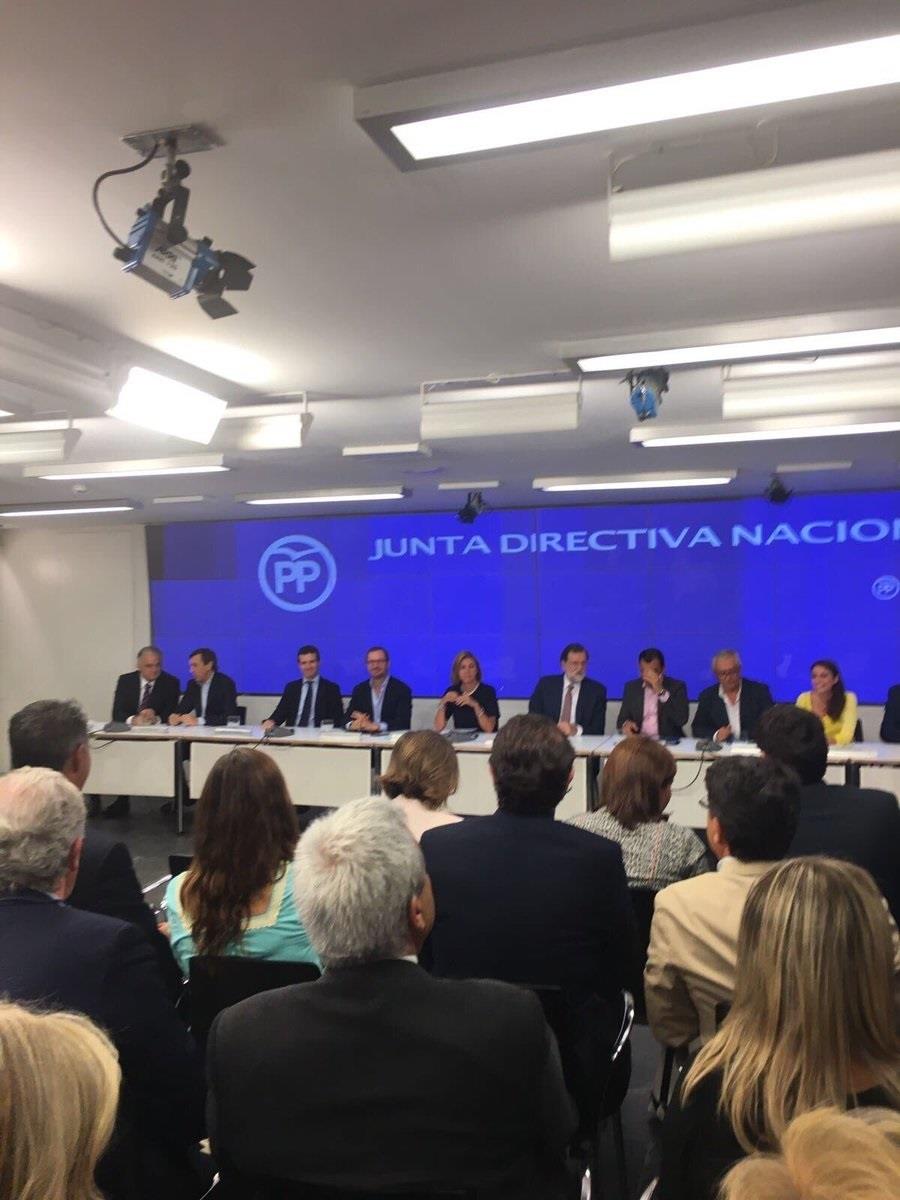Rajoy preside la Junta Directiva Nacional del PP | TWITTER DEL PP ep rajoy presidejunta directiva nacionalpp