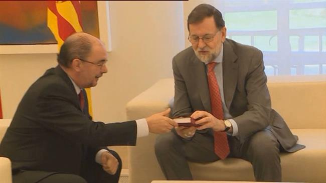 Reunión entre Lambán y Rajoy | EUROPA PRESS ep reunionlambanrajoy