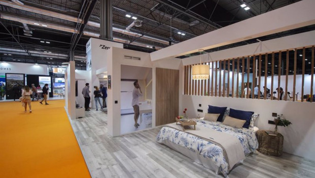 ep uno de los stands que integran el salon inmobiliario de madrid sima en ifema