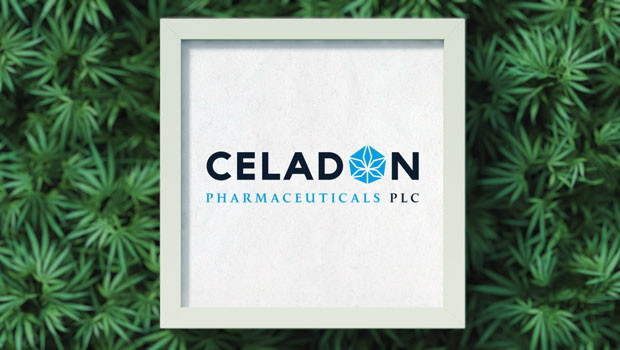 dl celadon productos farmacéuticos plc objetivo cuidado de la salud productos farmacéuticos y biotecnología productores de cannabis logotipo 20221222