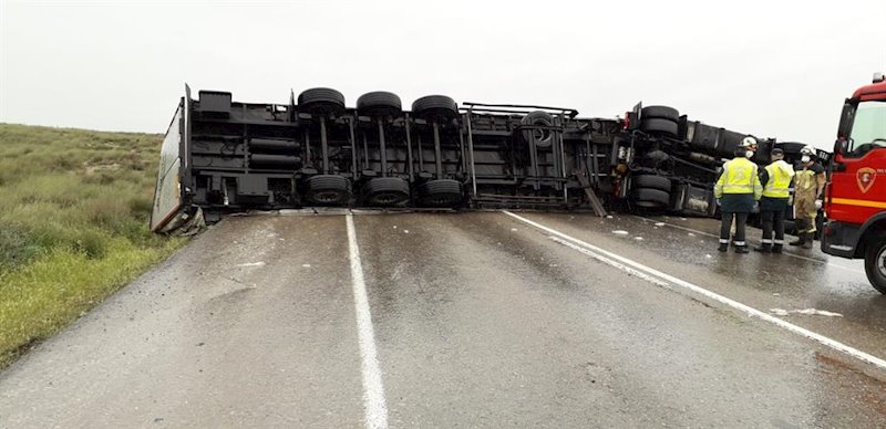 ep accidente de trafico este martes en la n-ii en pina de ebro ep accidente de trafico este martes en la n-ii en pina de ebro