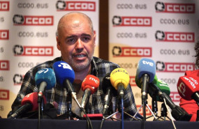 ep archivo   el secretario general de ccoo unai sordo en una rueda de prensa en bilbao archivo