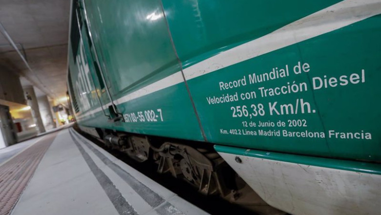 Archivo - Llegada del tren laboratorio de Adif a la estación de Murcia del Carmen | Edu Botella - Europa Press - Archivo ep archivo llegada del tren laboratorio de adif a la estacion de murcia del carmen