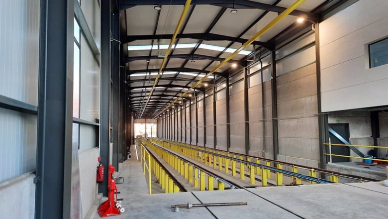 Archivo - Taller construido por Renfe en Badajoz | RENFE - Archivo ep archivo - taller construido por renfe en badajoz