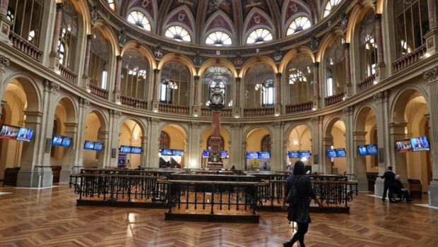 ep archivo   vista general del palacio de la bolsa a 10 de marzo de 2022 en madrid espana