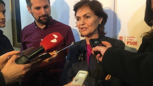 ep burgos- luis tudancacarmen calvo atiendenlos medios