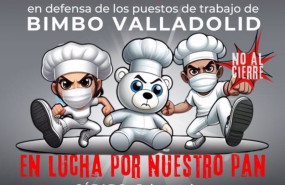 ep cartel de la manifestacion convocada por el comite de empresa de bimbo el sabado 5 de octubre