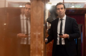 ep el ministro de economia carlos cuerpo durante una sesion plenaria en el congreso de los diputados