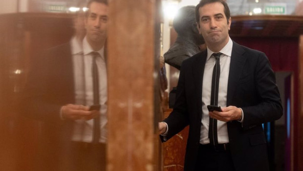 ep el ministro de economia carlos cuerpo durante una sesion plenaria en el congreso de los diputados
