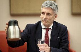 ep el ministro del interior fernando grande-marlaska momentos antes de su interverncion ante la