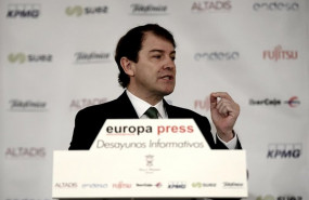 ep el presidente de castilla y leon alfonso fernandez manueco interviene en un desayuno informativo