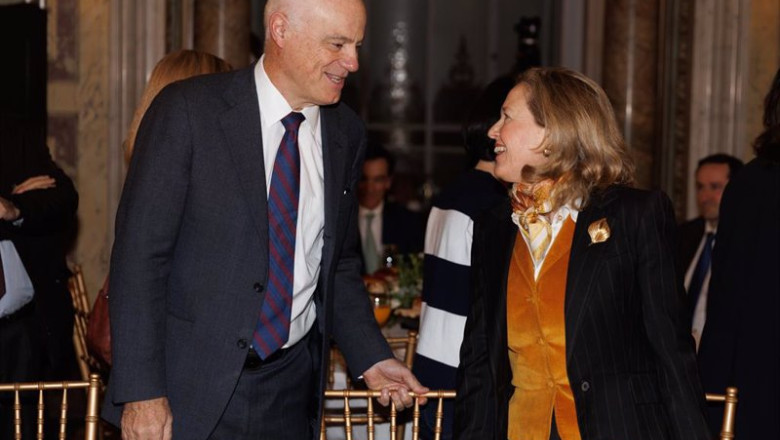 ep el presidente de la autoridad bancaria europea jose manuel campa y la vicepresidenta primera y ep el presidente de la autoridad bancaria europea jose manuel campa y la vicepresidenta primera y