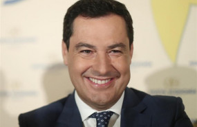 ep el presidente de la junta de andalucia juanma moreno durante el desayuno informativo de nueva