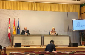 ep el vicepresidente de la junta francisco igea y la consejera de sanidad veronica casado en la