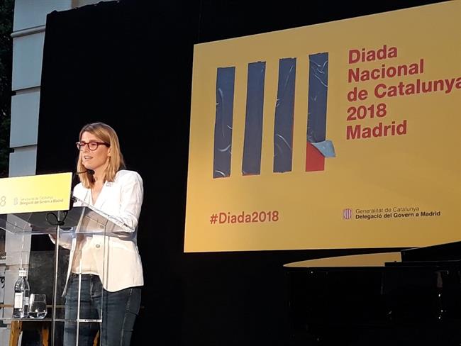 Elsa Artadi celebra la Diada en Madrid | EUROPA PRESS ep elsa artadi celebradiadamadrid