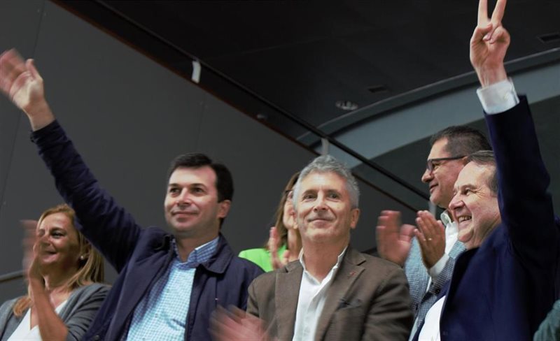 ep grande marlaska en la ii fiesta de la rosa en vigo