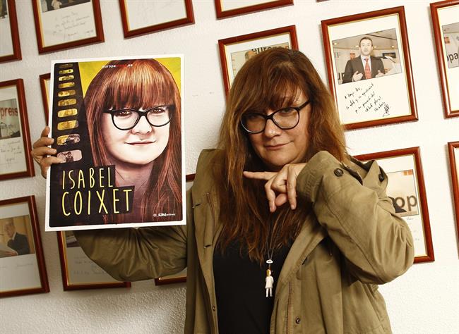 Isabel Coixet en Europa Press con su ilustración | EUROPA PRESS - Archivo ep isabel coixeteuropa presssu ilustracion