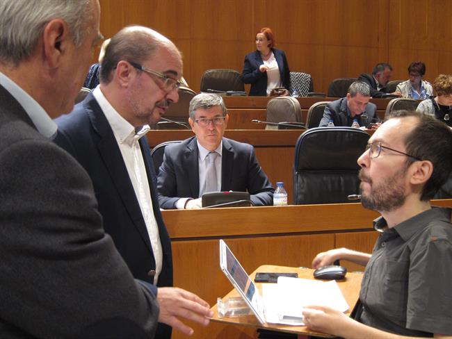 ep javier lamban psoe y pablo echenique podemos hablandolas cortes