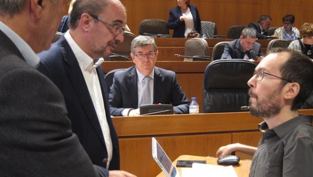 ep javier lamban psoe y pablo echenique podemos hablandolas cortes
