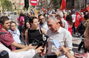 ep joan baldovi y aitana mas atienden a los medios
