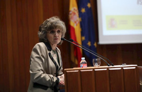 ep la ministra de sanidad en funciones maria luisa carcedo durante su intervencion en la jornada de