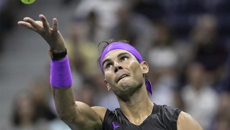 Nadal saca en Nueva York | Javier Rojas/Prensa Internaciona / DPA ep nadal saca en nueva york