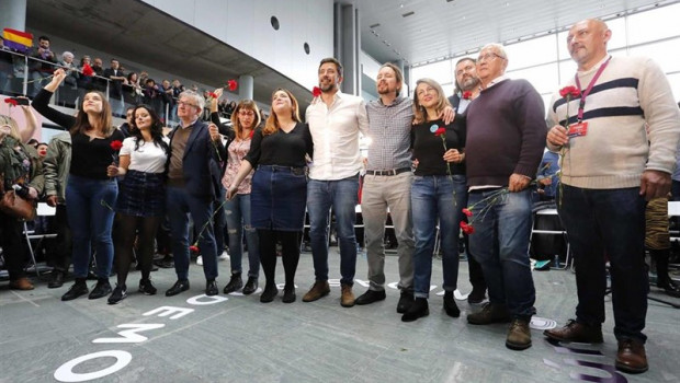 ep pablo iglesias intervieneun mitinvigo