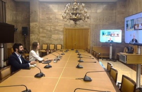 ep reunion de la ministra para la transicion ecologica y el reto demografico sara aagesen y la