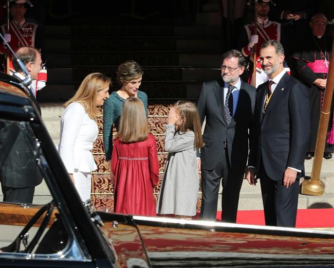 ep rey felipe rajoy la reina letizia la princesa leonorla infanta sofia