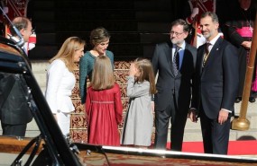 ep rey felipe rajoy la reina letizia la princesa leonorla infanta sofia