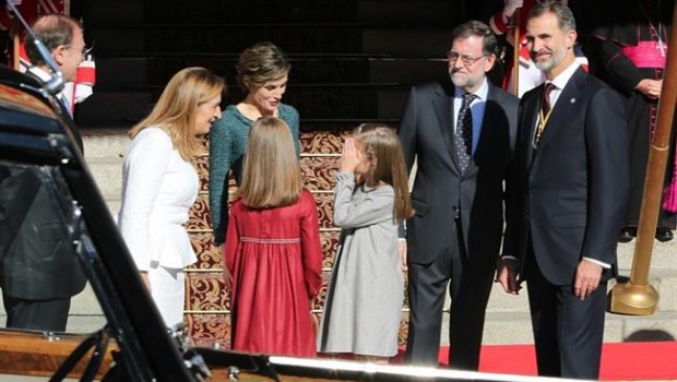 ep rey felipe rajoy la reina letizia la princesa leonorla infanta sofia