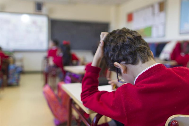 ep un escolar en un colegio concertado de madrid