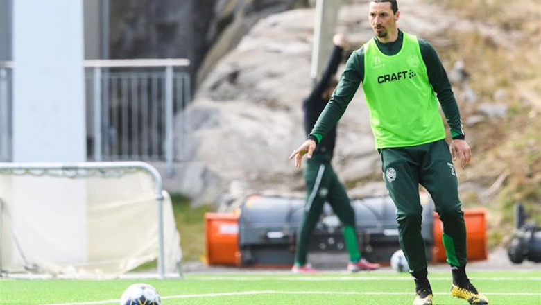 ep zlatan ibrahimovic durante un entrenamiento con el hammarby ep zlatan ibrahimovic durante un entrenamiento con el hammarby