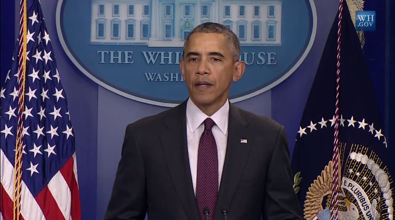 US president Barack Obama speaking after Oregon mass shooting