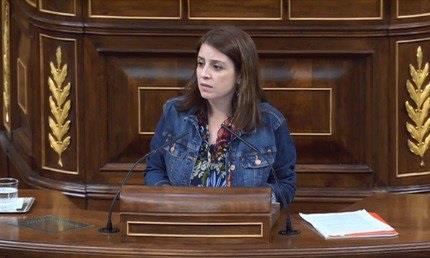 Adriana Lastra en el Congreso | PSOE ep adriana lastracongreso 20180626201903