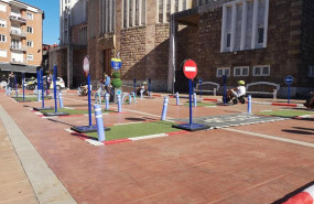 ep archivo   circuito de seguridad vial instalado en torrelavega