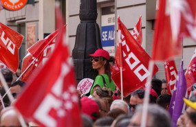 ep archivo   concentracion de ccoo y ugt el pasado mes de julio por los incumplimientos del gobierno