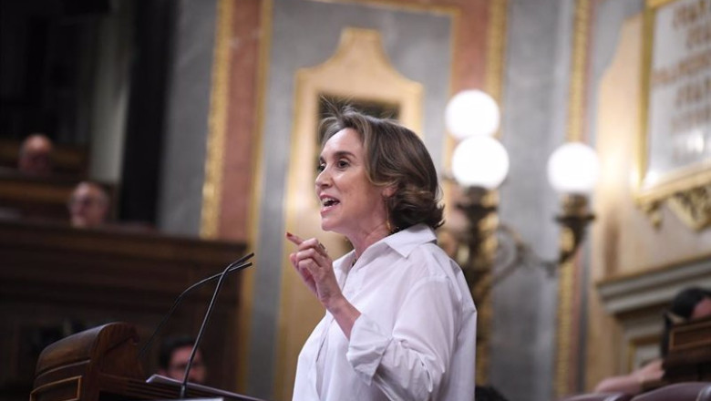 ep archivo   la secretaria general del pp cuca gamarra durante una sesion plenaria extraordinaria en